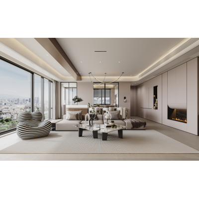 臺州·雲起玖瓏175m2意式原木風格